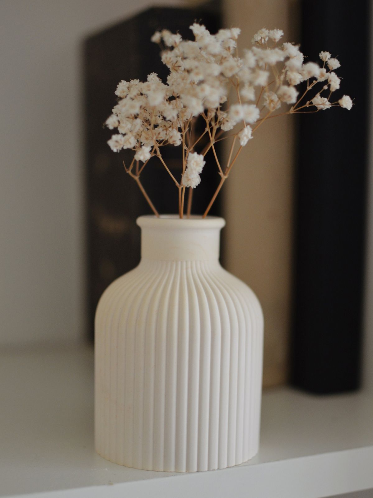 Bubble Tray & Striped Vase Set
