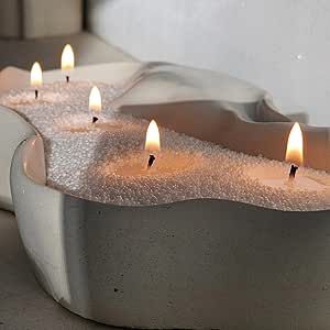 Noorè Sand Candle — Glass Jar Edition
