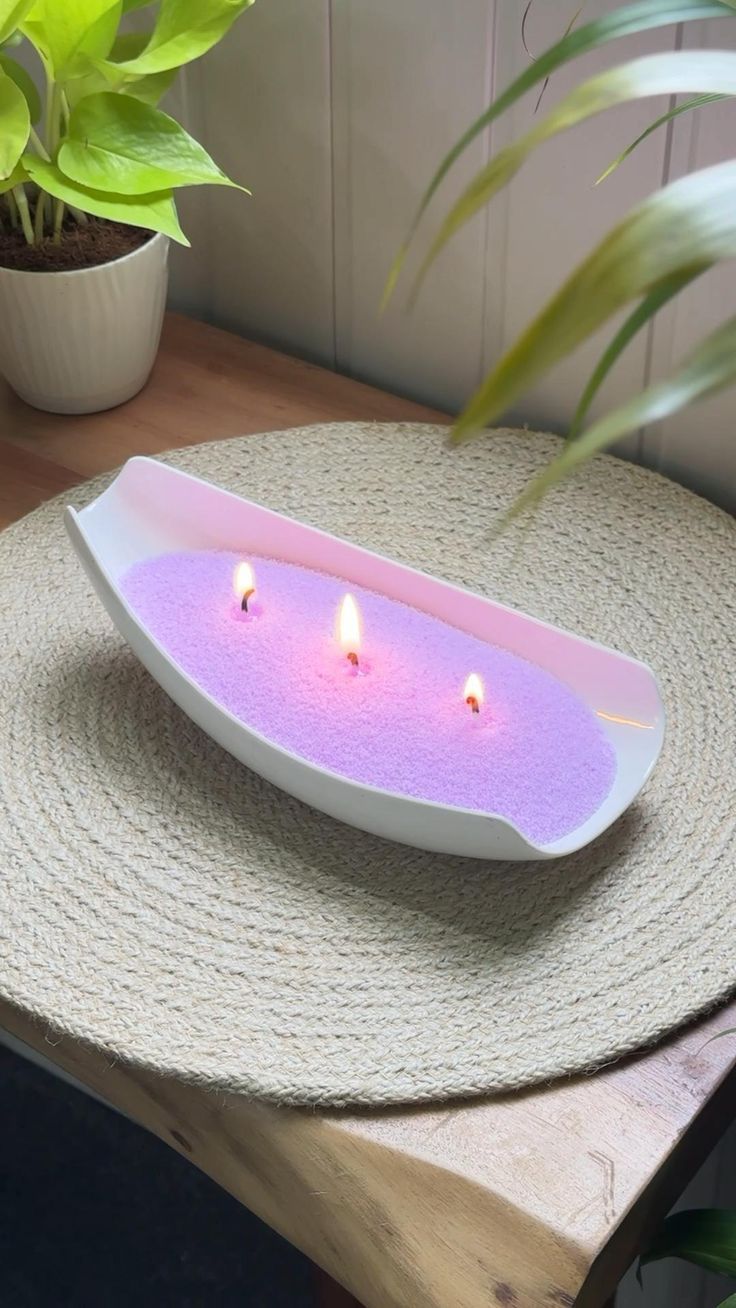 Nooré Sand Candle — Lavender